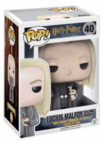 Lucius Malfoy holding Prophecy