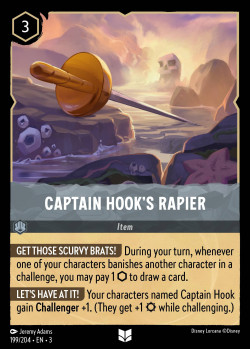 Captain Hook (214) - Enchanted - Into The Inklands Card List - Disney  Lorcana TCG - DigitalTQ