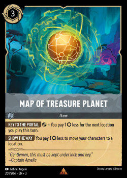 Map Of Treasure Planet