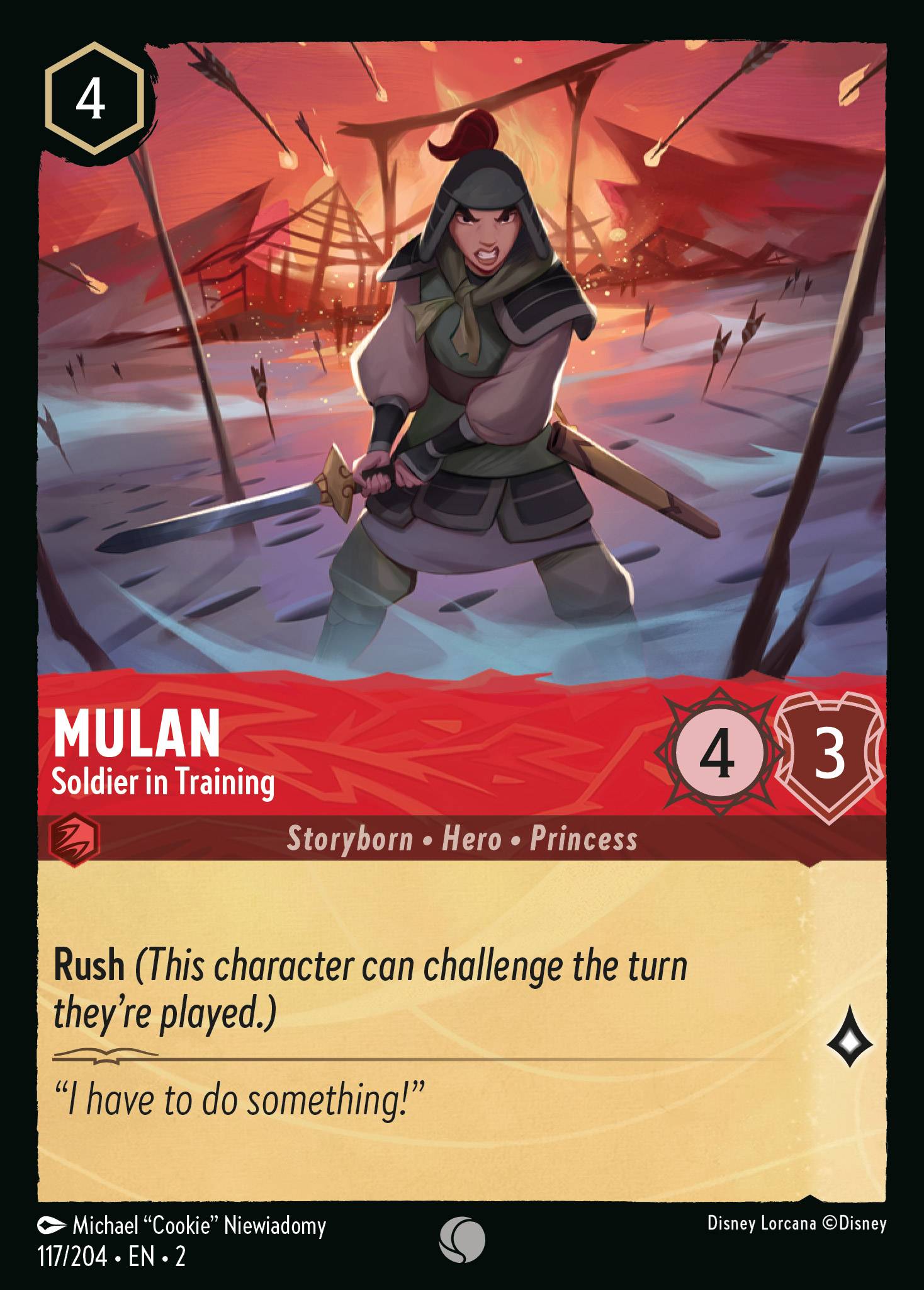 Lorcana Deck Box - Rise of the Floodborn - Mulan