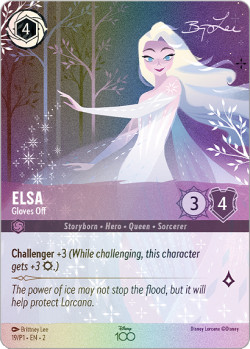 Elsa - Snow Queen (D23) - Cartes Promo Lorcana 3/P1