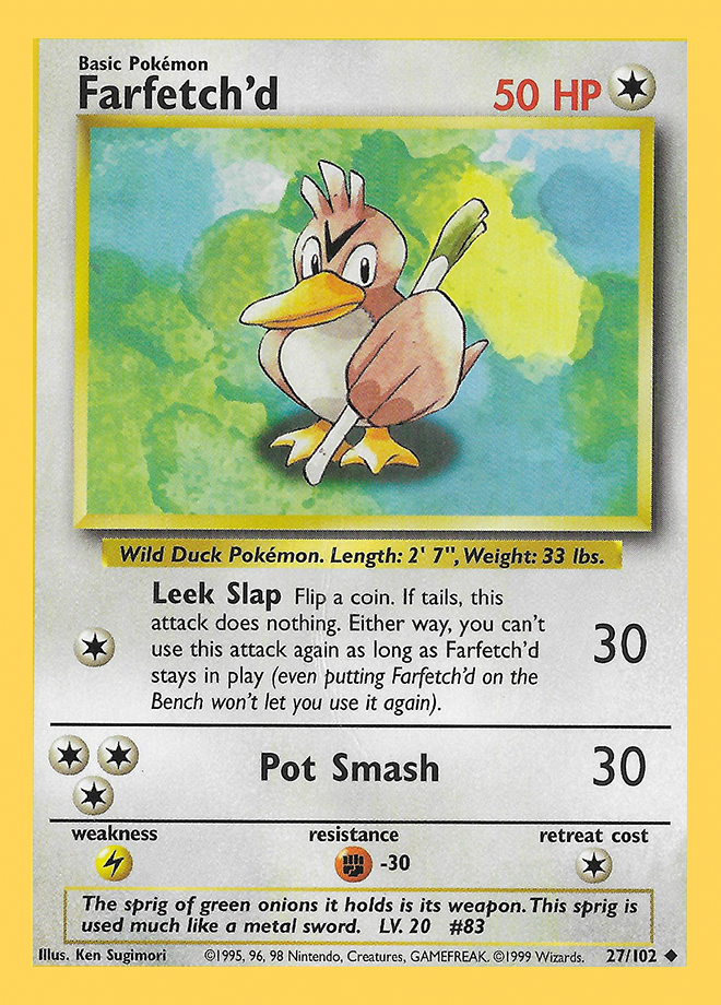 Farfetch'd, XY—Evolutions, TCG Card Database