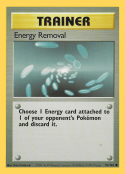 Energy Removal