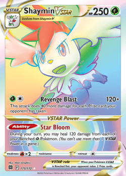 Mavin  Pokemon TCG : Shaymin V - 152/172 - Brilliant Stars