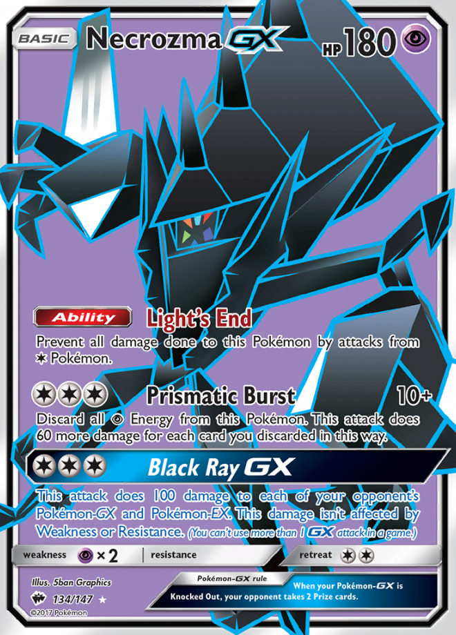 Dusk Mane Necrozma-GX (Ultra Prism 90/156) – TCG Collector