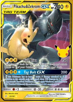 Pikachu & Zekrom GX