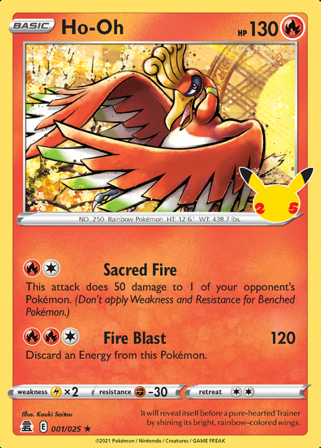 Ho-Oh V, Silver Tempest, TCG Card Database