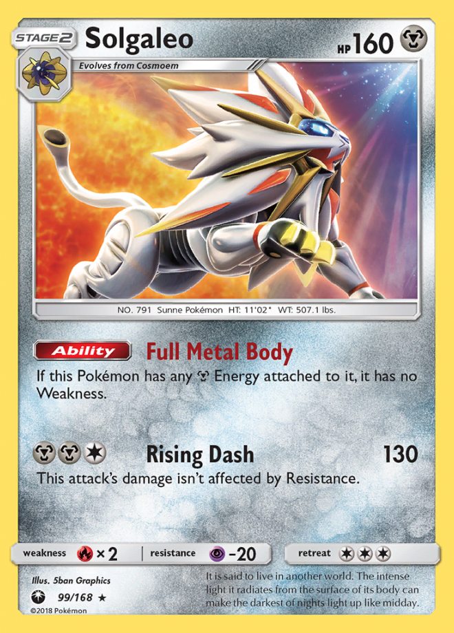 Legends of Alola Tin: Solgaleo - Solar Wing Deck - PTCGO Code