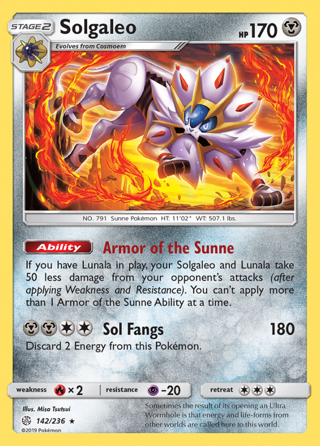 Solgaleo Guardians Rising, Pokémon