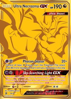 Pokémon Card Database - Forbidden Light - #140 Ultra Necrozma GX