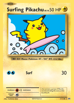 Surfing Pikachu