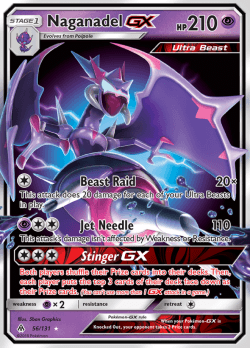 Pokémon Card Database - Unified Minds - #160 Naganadel GX