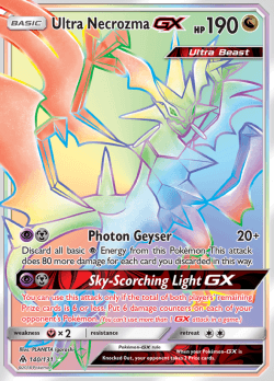 Pokémon Card Database - Dragon Majesty - #78 Ultra Necrozma GX