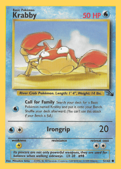 Carte Pokémon - Edition Fossile - Psykokwak - Dracobalt