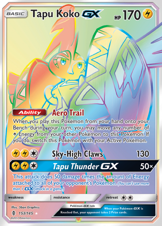 Tapu Koko-GX, Sun & Moon Promo, TCG Card Database