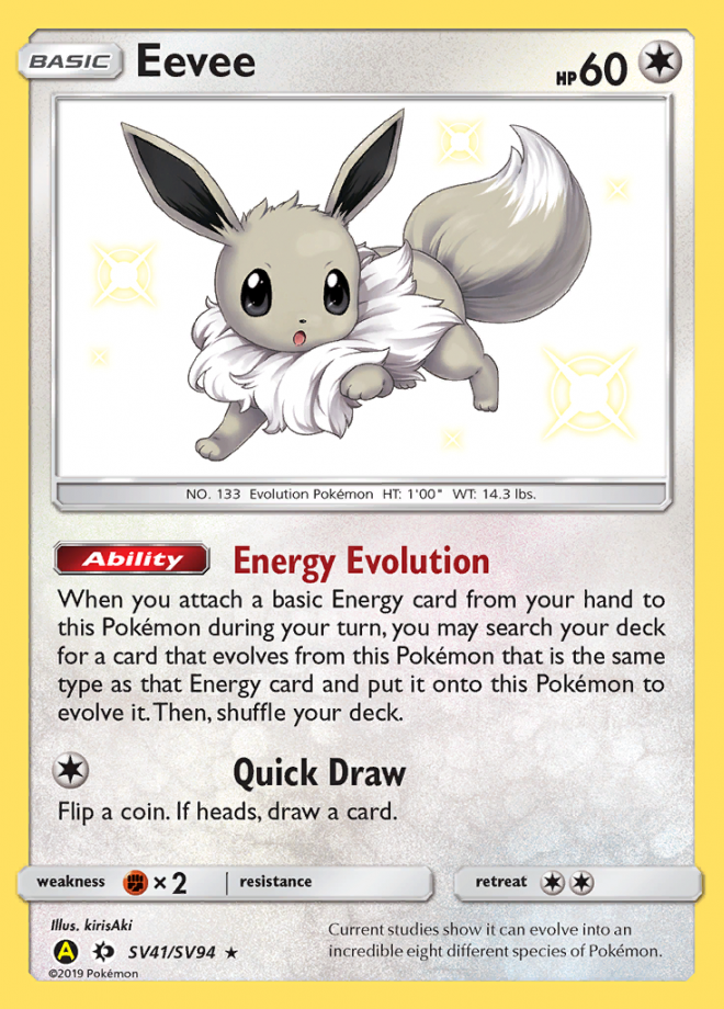 Eevee, Sword & Shield Promo, TCG Card Database