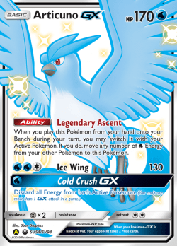 Articuno-GX, Celestial Storm, TCG Card Database