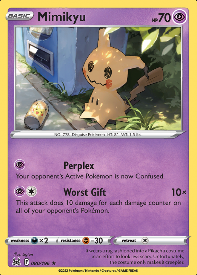 Pokémon Card Database - Battle Styles - #148 Mimikyu V