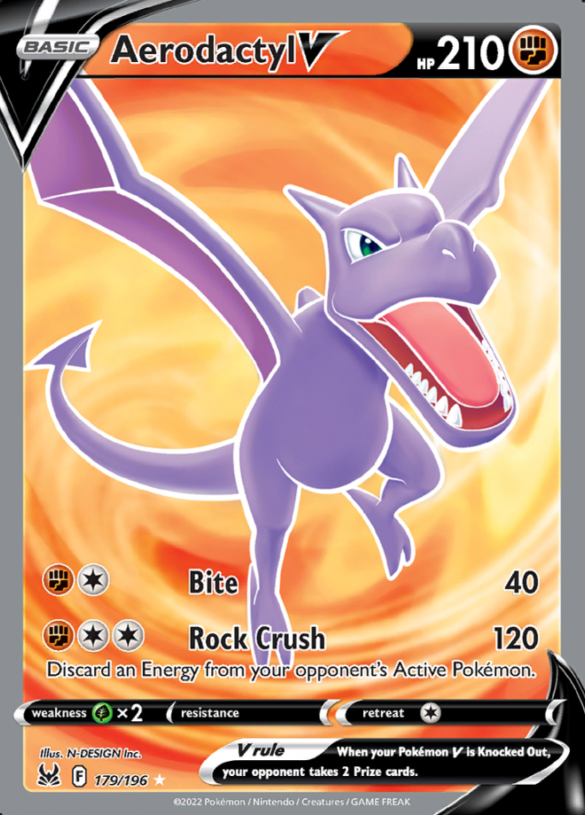 Aerodactyl V - 092/196 - Lost Origin – Card Cavern Trading Cards, LLC