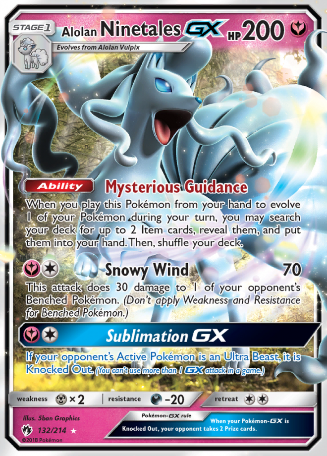 Alolan Ninetales GX - PTCGL Pokemon Codes