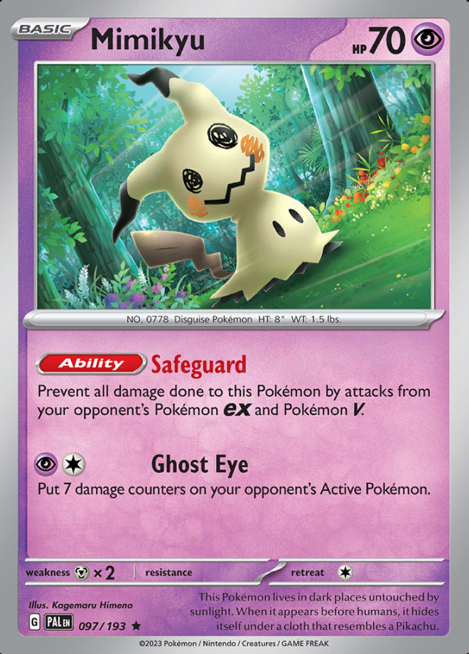 Pokémon Card Database - Battle Styles - #148 Mimikyu V