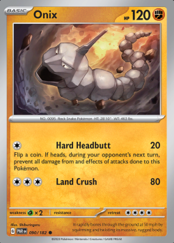 Onix, Battle Styles, TCG Card Database