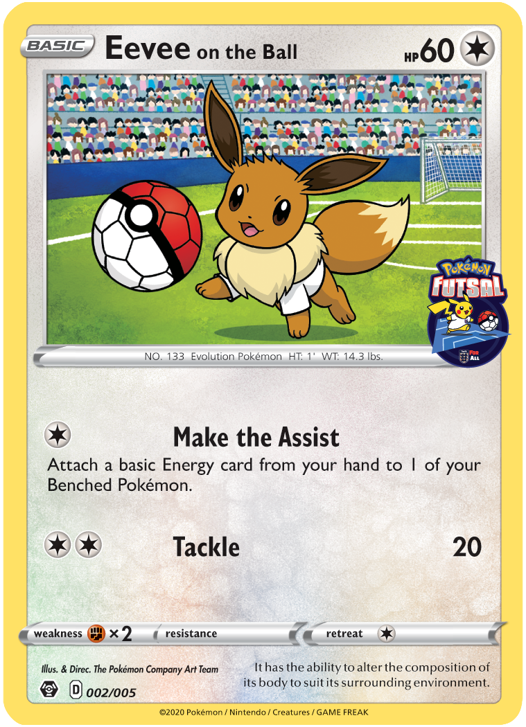 Eevee on the ball