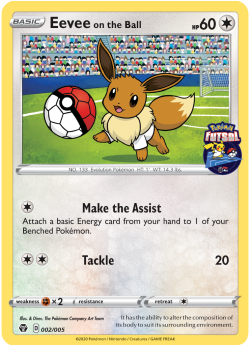 Eevee on the ball