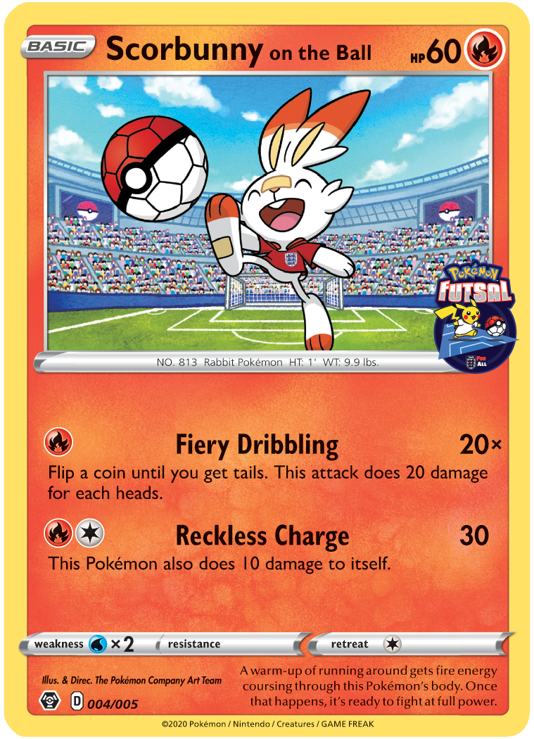 Scorbunny on the ball