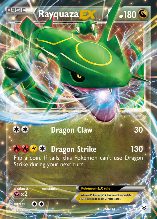 Full Art Rayquaza EX shiny edit 🐉