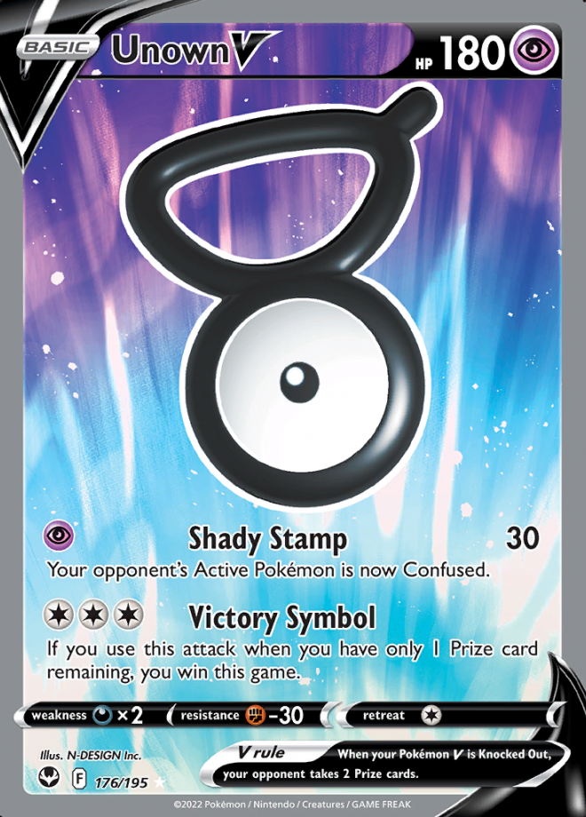 Unown VSTAR SIT 199  Pokemon TCG POK Cards