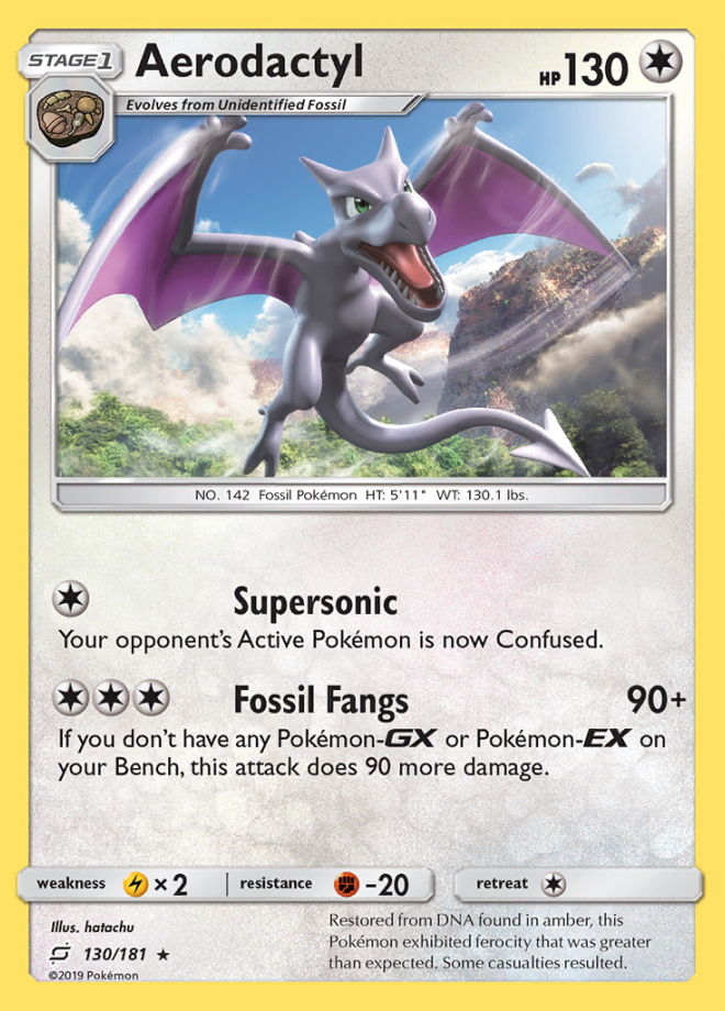 Aerodactyl, Team Up, TCG Card Database