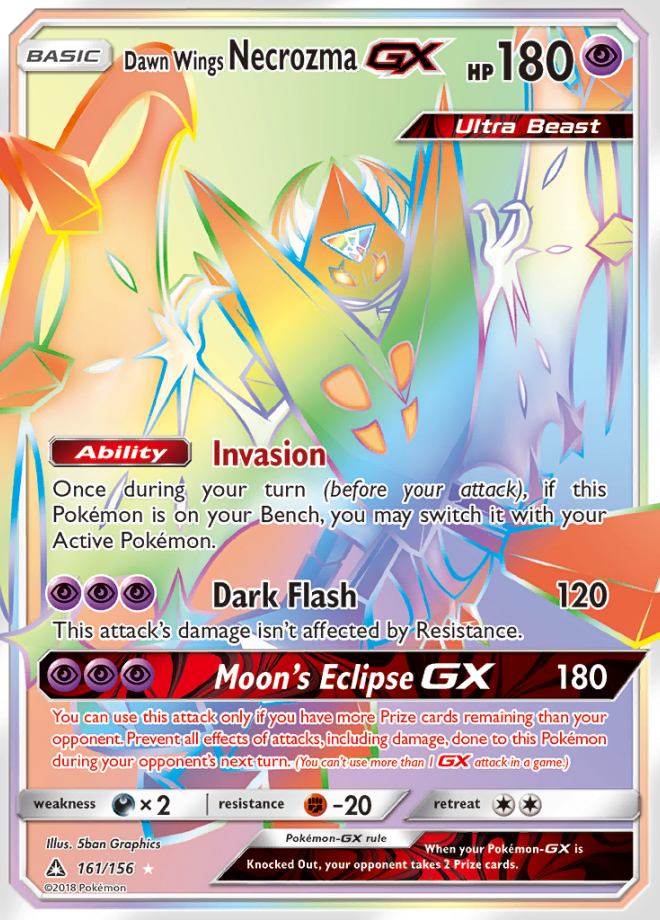 Dawn Wings Necrozma GX