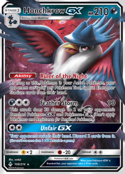 Honchkrow GX