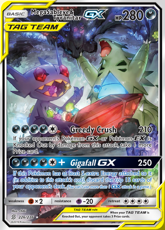 Mega Sableye & Tyranitar GX