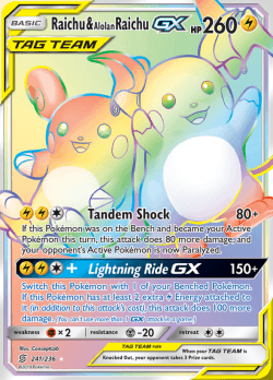 Raichu & Alolan Raichu GX