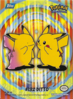 Ditto and Pikachu