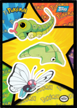 Caterpie, Metapod, Butterfree