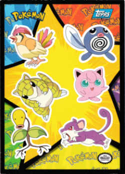 Pidgeotto, Poliwag, Sandshrew, Jigglypuff, Bellsprout, Rattata