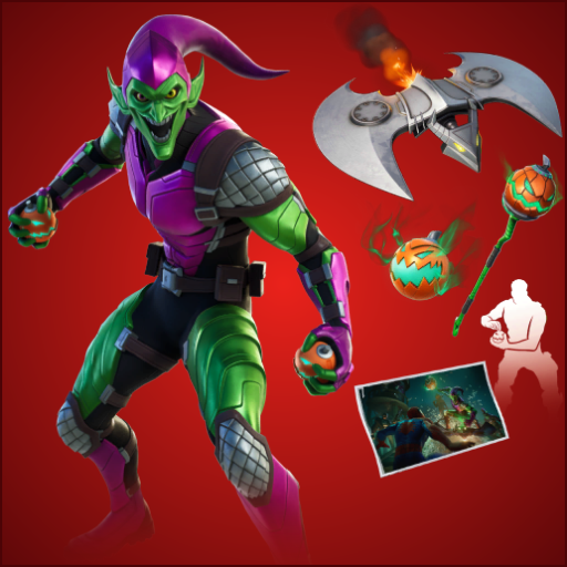 Green Goblin + Pumpkin Bomb + Arm the Pumpkin! + Pumpkin P'axe + Goblin Glider + Attack of the Goblin
