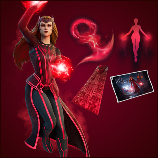 Scarlet Witch + Wanda's Cloak + Chaos Hand Axe + Psychic Energy Manipulation + Through the Mirror Dimension