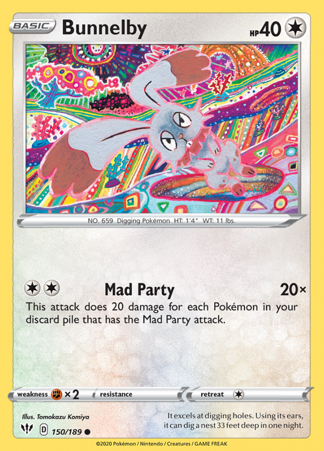 Common Pack Fresh NM Pokemon Card 014/189 Darkness Ablaze Bounsweet 