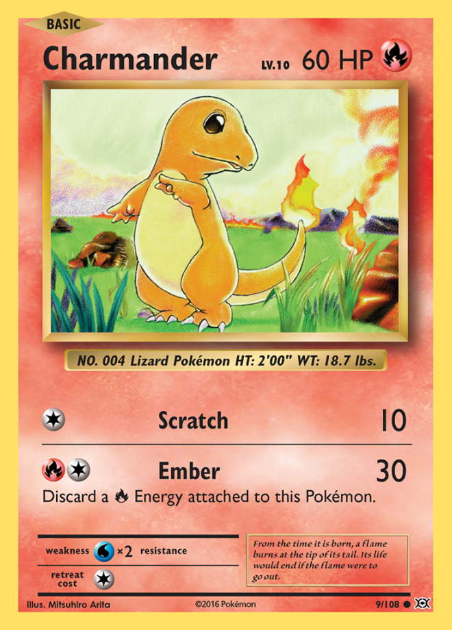 Charmander Evolutions Common Pokemon TCG DigitalTQ