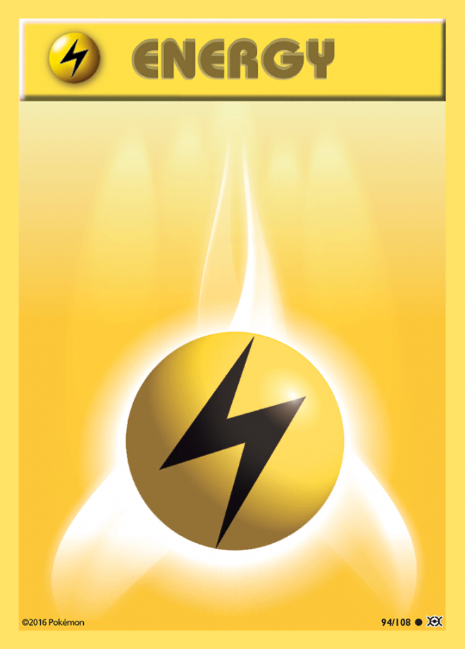 Lightning Energy Evolutions Common Pokemon TCG DigitalTQ