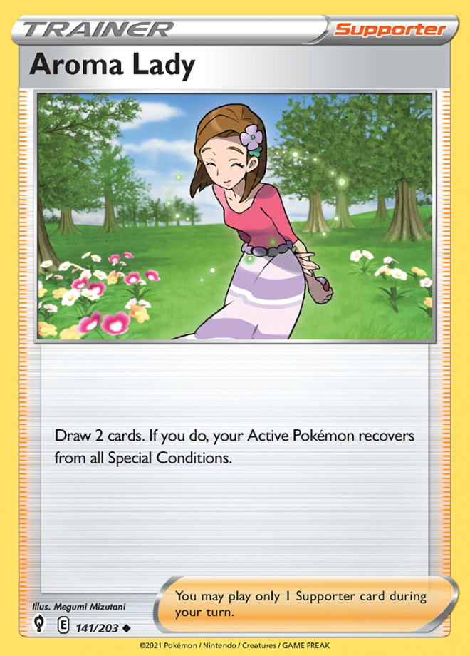 Aroma Lady Evolving Skies Pokemon TCG DigitalTQ