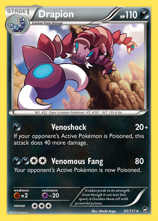 Drapion Furious Fists Rare Pokemon TCG DigitalTQ