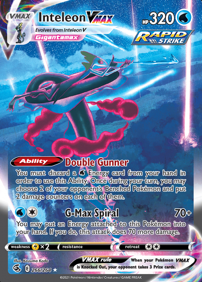 Mew VMAX Fusion Strike Card