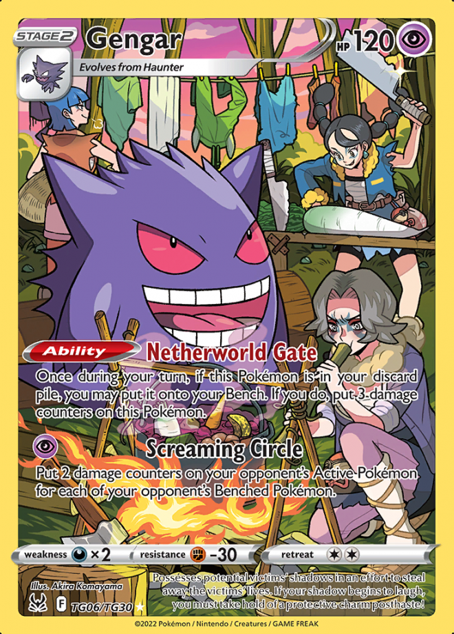 Gengar lost origin rare holo pokemon tcg digitaltq