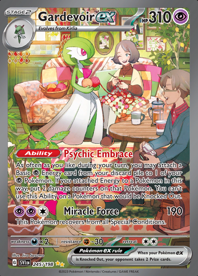 Gardevoir EX Scarlet Violet Special Illustration Rare Pokemon gardevoir-ex-scarlet-violet-special-illustration-rare-pokemon