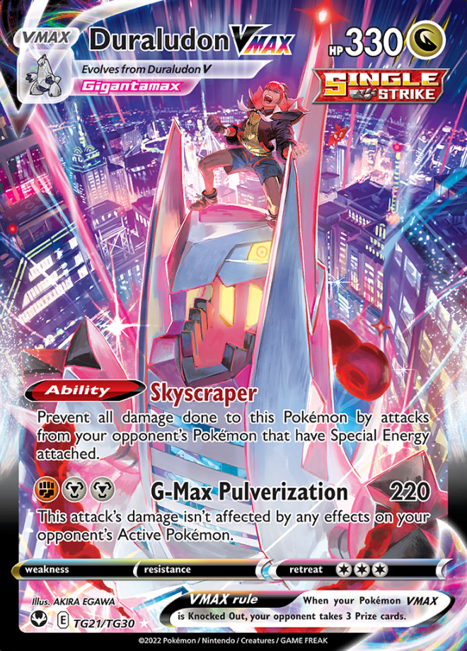 Duraludon vmax silver tempest rare holo vmax pokemon tcg digitaltq
